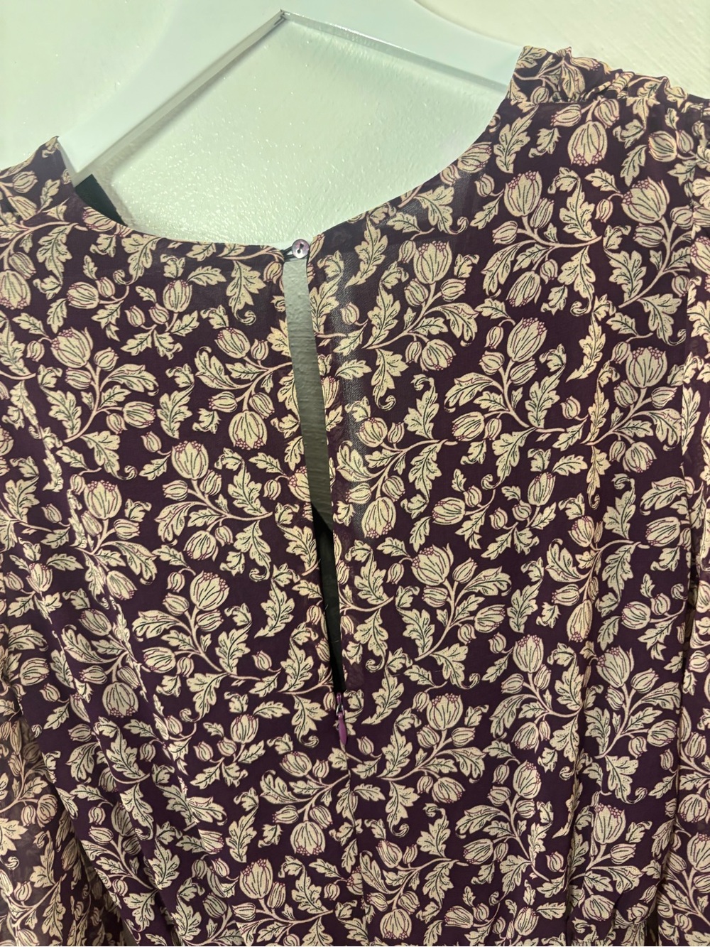 Zara Floral Wrap/Ruching Mini Dress Size Small - Picture 5 of 12